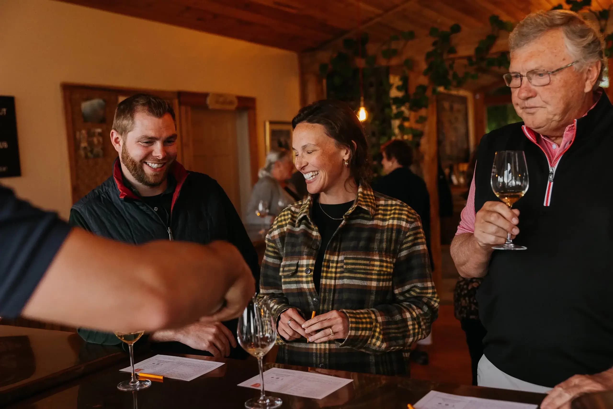 Domaine LeSeurre tasting room overlooking Keuka Lake