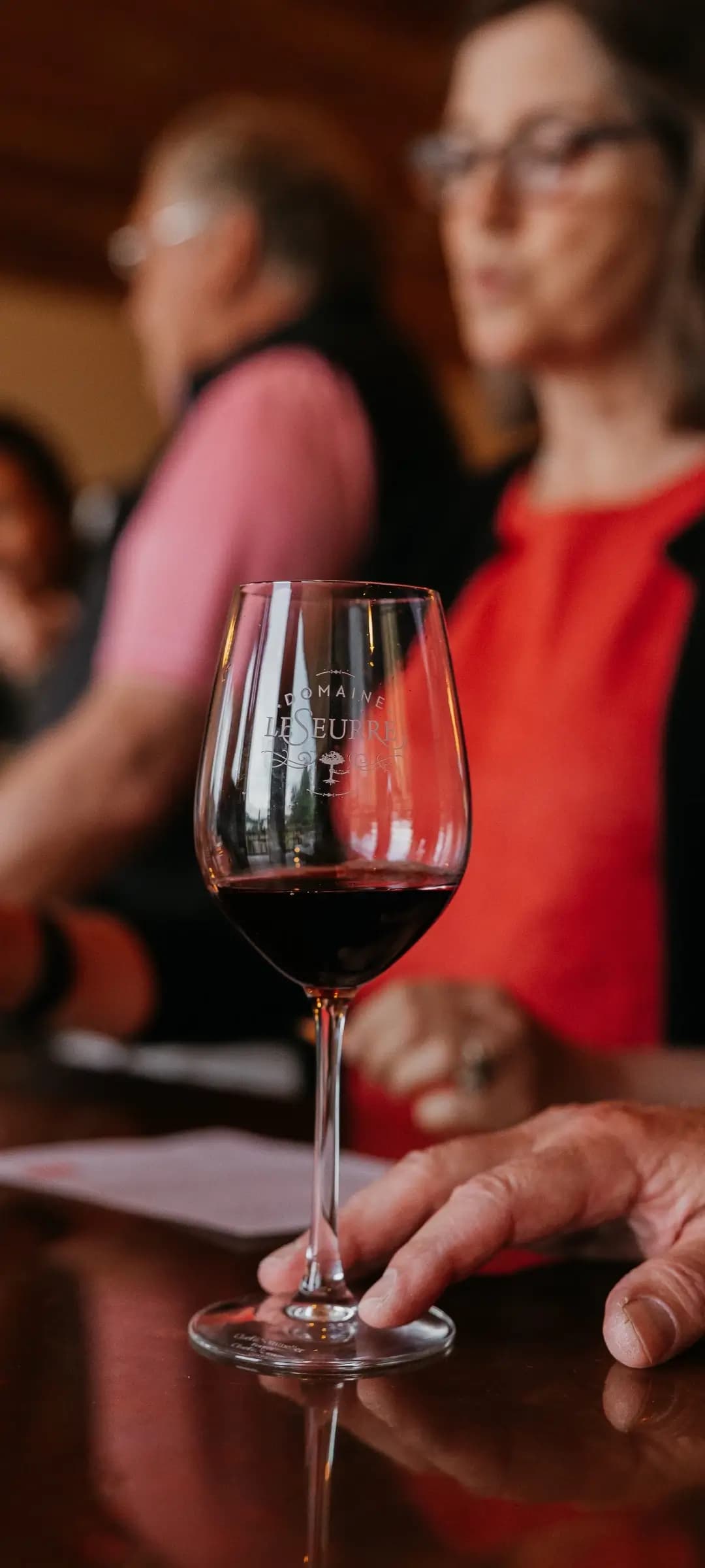 Wine Club members enjoying a private tasting